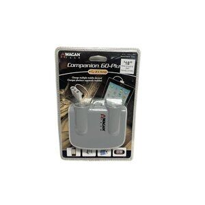 Car Phone Charger WAGAN TECH 2883 Companion 60 Plus 2.1 Amp New Sealed
